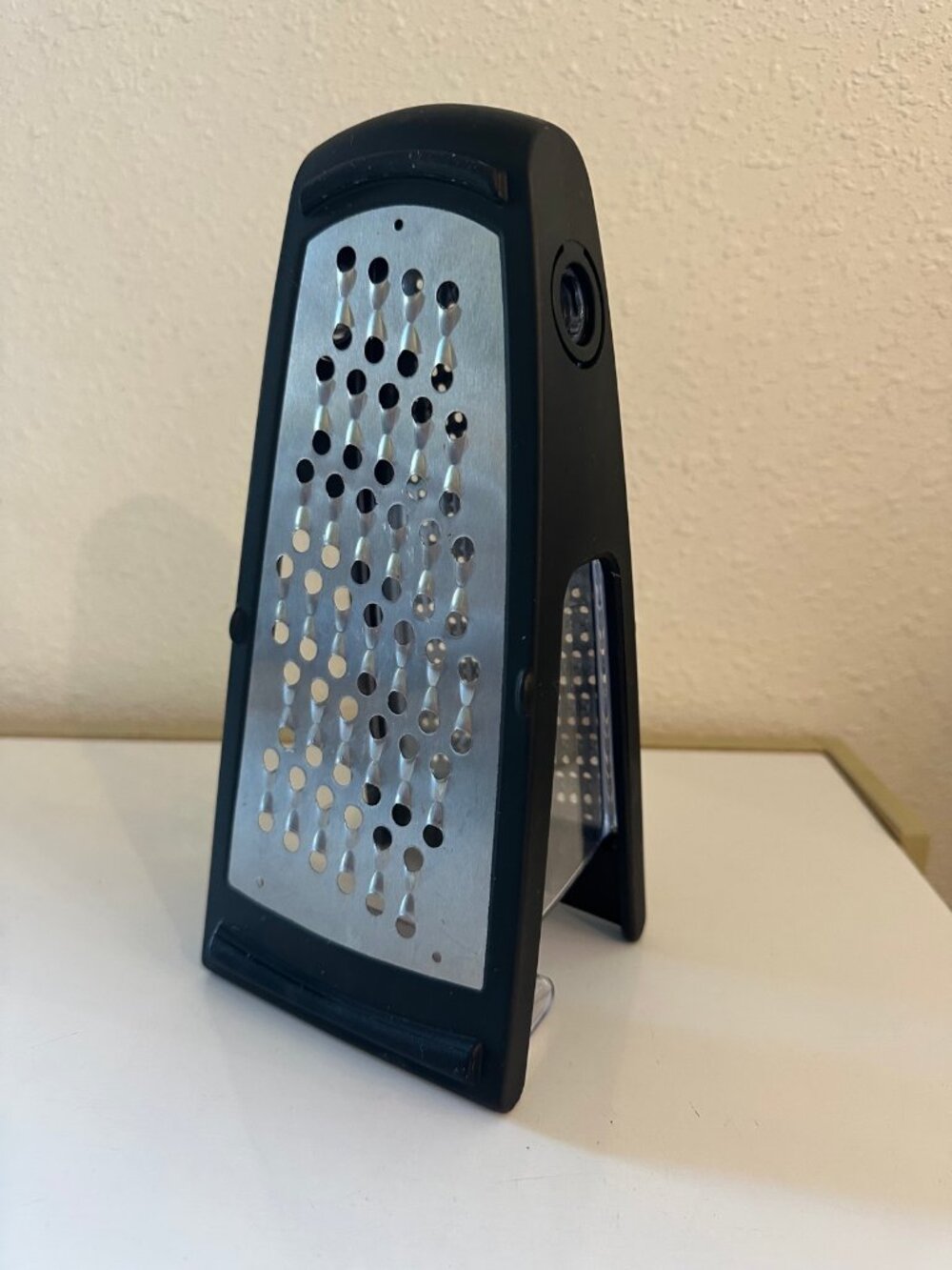 Black Standing Box Cheese Grater with Container